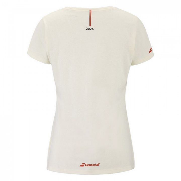 Babolat Exercise Message Tee Cannoli Cream